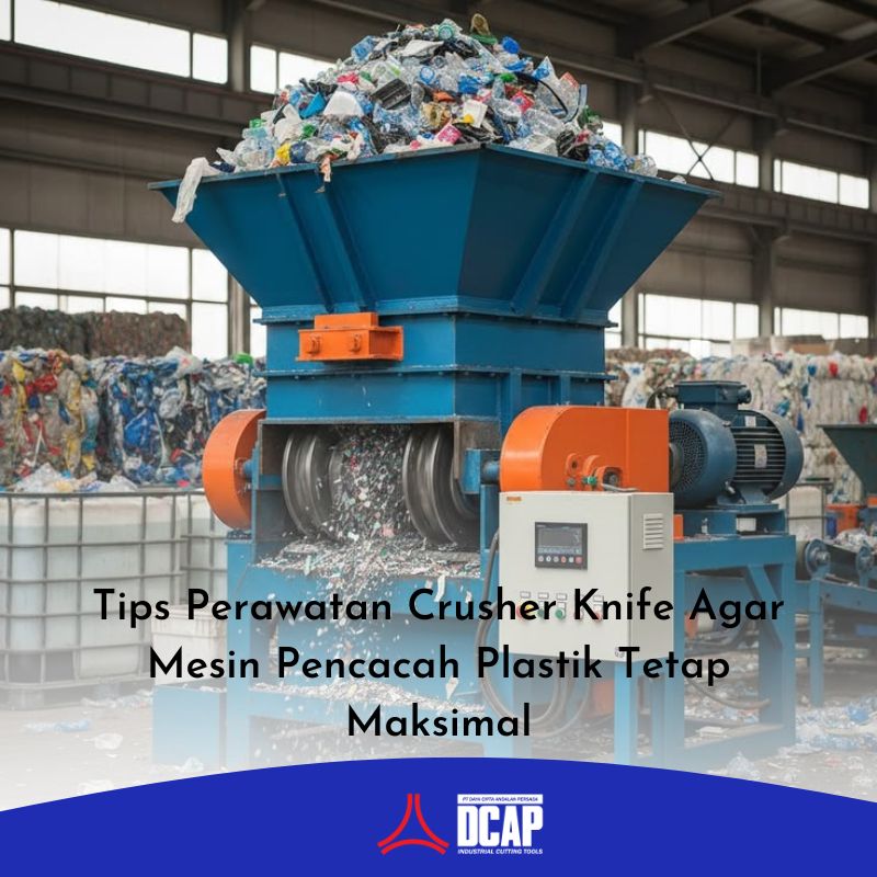 Tips Perawatan Crusher Knife Agar Mesin Pencacah Plastik Tetap Maksimal