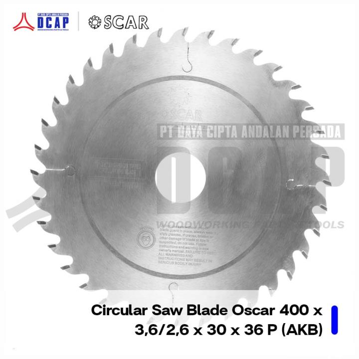 circular saw blade oscar 400 x 3 6or2 6 x 30 x 36 p akb 10021848263