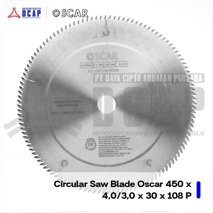 circular saw blade oscar 450 x 4 0or3 0 x 30 x 108 p 10022112646